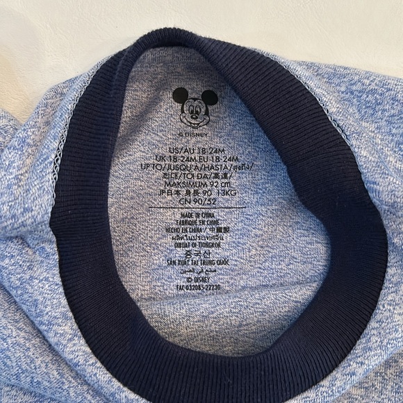 NWT Mickey Mouse Classic Ringer T-Shirt - Picture 4 of 5